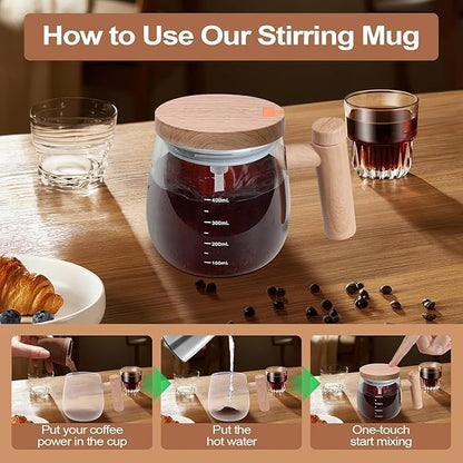 Self Stirring Coffee Mug (USB chargeable)