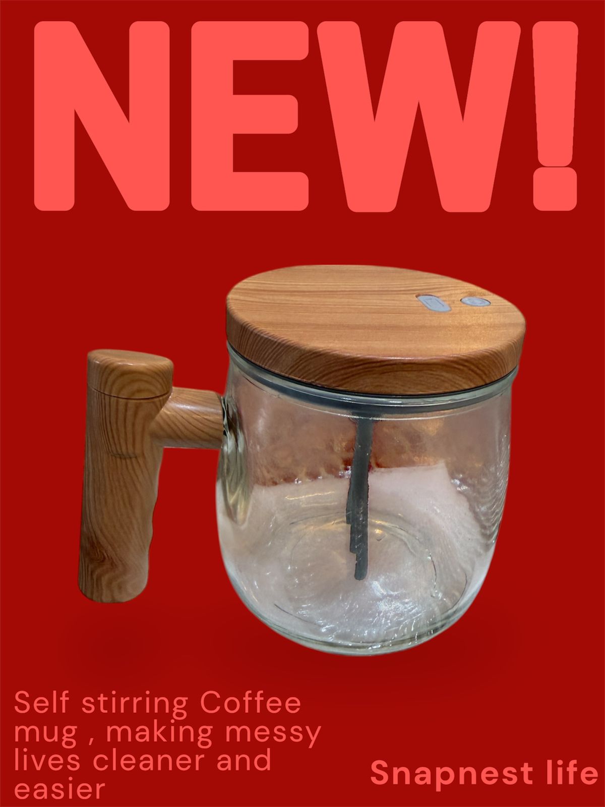 Self Stirring Coffee Mug (USB chargeable)