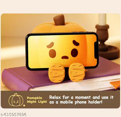 Cute Pumpkin Decor Silicone Night Lamp