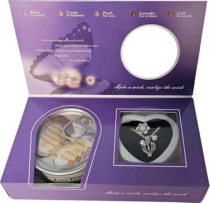 Love Pearl Necklace Kit with Cage Pendant