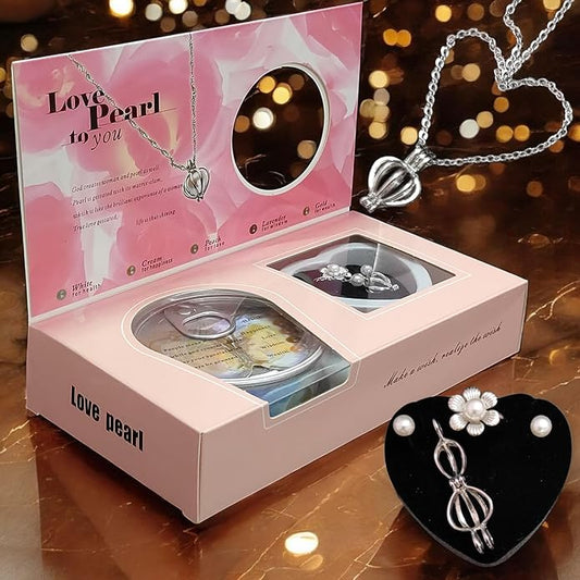 Love Pearl Necklace Kit with Cage Pendant
